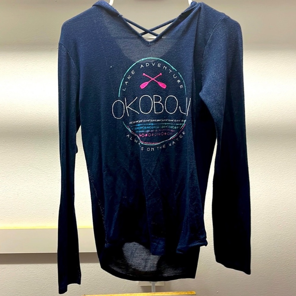 Okoboji Hooded Long Sleeve Shirt
